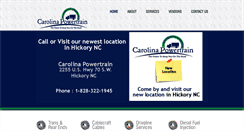Desktop Screenshot of carolinapowertrain.com
